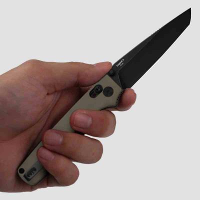 KIV36052TA1 Kizer Original 2 | Couteau Pliant Lame Tanto Acier 14C28N | Manche Aluminium Vert | Clutch Lock | Livraison Gratuite