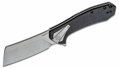 KS3455X Couteau Kershaw Bracket | Lame Cleaver Acier 8Cr13MoV | Frame Lock & Manche Black G10 - Livraison Gratuite
