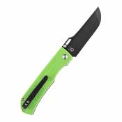 KT1041A1 Kansept Reedus Green – Couteau Pliant Lame Acier CPM&#8209;154 Black Clip Point, Manche Vert G10, Liner Lock – Livraison Gratuite