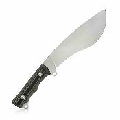 KUB241E Kubey Destroyer | Couteau à Lame Fixe Kukri | Lame Acier D2 | Manche G-10 Noir | Housse Kydex - Livraison Gratuite
