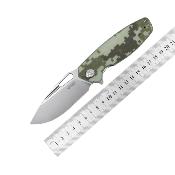 KUB322K Kubey Tityus Camo G10 Handle Bead Blasted D2 Blade IKBS Linerlock Clip - Livraison Gratuite