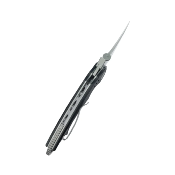 KUB440A Couteau Kubey Jaw Pikal Lame Karambit Acier 14C28N Manche G-10 Noir Sécurité Liner Lock  - Livraison Gratuite