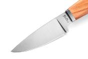 LSTWL1UL Couteau LionSteel Willy Bois d'Olivier Lame Acier M390 Etui Cuir Made Italy - Livraison Gratuite