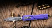 MCT22511APPU OTF Microtech Dirac DE - Couteau Automatique Lame Acier M390 Serr Manche Alum Purple USA | Livraison Gratuite