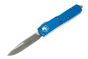 MCT23110APBL Couteau Automatique Microtech UTX-85 S/E OTF Blue Lame en Acier Premium Finition Apocalyptique Made USA - Livraison Gratuite