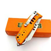 MR558 Couteau de Secours Marbles Orange Rescue Lame 440A - Livraison Gratuite
