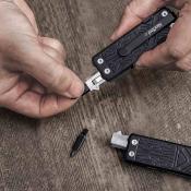 NTL20287 Outils multifonctions 9-en-1 NexTool E1 Pocket Tool Manche Aluminium Noir - Livraison Gratuite