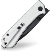 NUKS131007 Couteau NUKNIVES Kumpanter Lame Acier D2 Manche G10 White Liner Lock Ball Bearing - Livraison Gratuite
