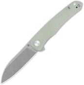 QS140D1 Couteau QSP Otter Jade G10 Lame Acier 14C28N SW IKBS - Livraison Gratuite