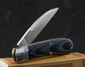 RR2181 Couteau Rough Rider Denim Micarta Lame Acier 440 Wharncliffe - Livraison Gratuite