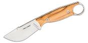 RS3611W Couteau Real Steel Furrier Skinner Olive Lame Acier N690 Etui Cuir - Livraison Gratuite