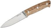 RS3621NM Couteau Real Steel Black Thorn Lame Drop Point Acier K110 Manche Micarta Etui Cuir - Livraison Gratuite
