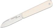 RS8021I Couteau Real Steel Barlow RB-5 Ivory Drop Point Lame Acier N690 - Livraison Gratuite
