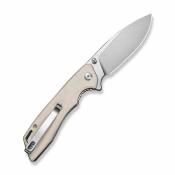 S250552 SENCUT Stratex  | Couteau Pliant | Lame Acier 9Cr18MoV | Manche G10 Ivory |Balls Bearing | Liner Lock Livraison Gratuite