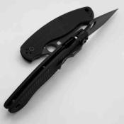 SC36GMCBKP2 Spyderco Military 2 Salt | Couteau Lame Acier CPM MagnaCut Black DLC | Manche Black G10 Compression Lock USA - Livraison Gratuite