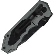 SWA19CP Lot de 2 Couteau Smith&Wesson Extreme Ops Black/Gray Lame Acier Inox - Livraison Gratuite
