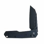 TD021BK Defcon Tactical Black | Couteau Pliant | Lame Reverse Tanto Acier 14C28N Noire | Manche Aluminium Noir | Axis Lock - Livraison Gratuite