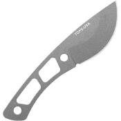 TPTBKP02 Couteau Fixe TOPS Backup Lame Acier 1095 Manche Acier Gris Étui Kydex Made In USA - Livraison Gratuite