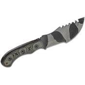 TPTBT040CAMO Couteau Fixe TOPS Mini Tom Brown Tracker Lame Acier 1095 Manche Micarta Noir Étui Kydex Made In USA - Livraison Gratuite