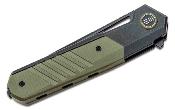 WE200732 Couteau We Knife Arsenal Od Green Titane Lame Acier CPM-20CV Tanto Black IKBS - Livraison Gratuite