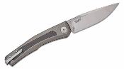 ZT0556 Couteau Zero Tolerance AUTO Lame Acier CPM-MagnaCut Acier Manche Titane/FCarbone Push Button USA - Livraison Gratuite