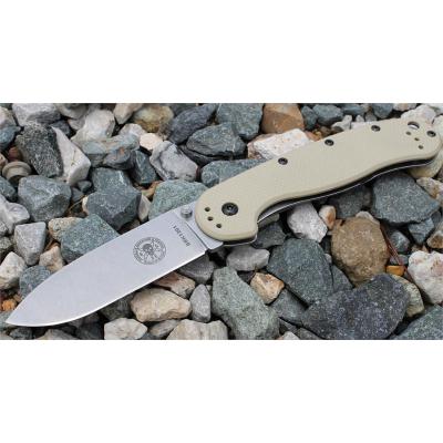 Couteau ESEE Avispa Desert Tan Satin Blade Acier AUS-8 Manche FRN BRK1301DT - Free Shipping