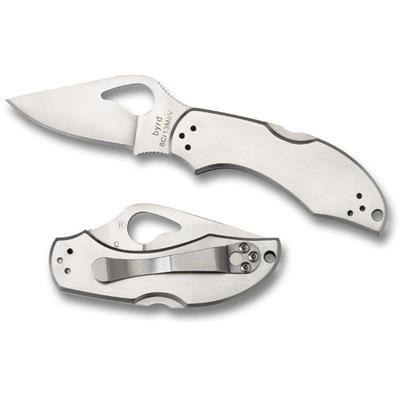 SPYDERCO BYRD ROBIN 2 PLAIN EDGE - BY10P2 - Couteau Spyderco Byrd