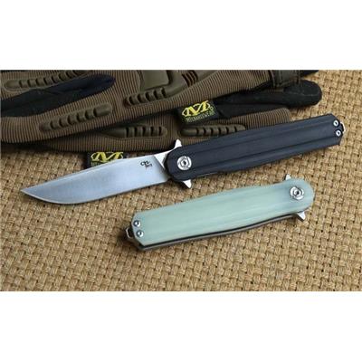 Couteau CH Knives Black Lame Acier D2 Manche G-10 CH3505BK - Livraison Gratuite