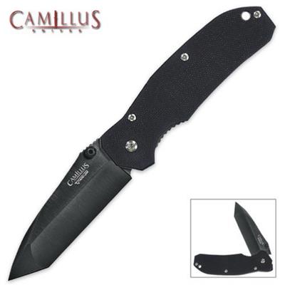 Couteau Camillus 6.75 Ti Folding Knife Lame Acier VG-10 Titane Manche G-10 CM18673 - Free Shipping