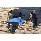 Couteau Push Dagger Cold Steel Safe Maker II Lame Acier AUS-8 Manche Kraton Etui Kydex CS12DCST - Free Shipping