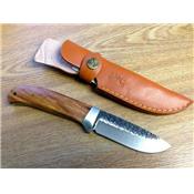 Couteau de Chasse Elk RIdge Lame Forgée en acier 440 Manche Bois ER268 - Free Shipping