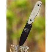 Couteau de Survie ESEE Laser Strike Knife Plain Edge Acier 1095 Manche Micarta Made In USA ESLSP - Livraison Gratuite