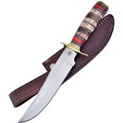 FCW632BRB Couteau Bowie Frost Bleeding Heart Acier Inox Etui Cuir - Livraison Gratuite