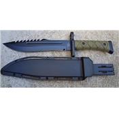 FTX44B Couteau Tactical Frost Cutlery Bowie Acier 3Cr13 Etui - Livraison Gratuite