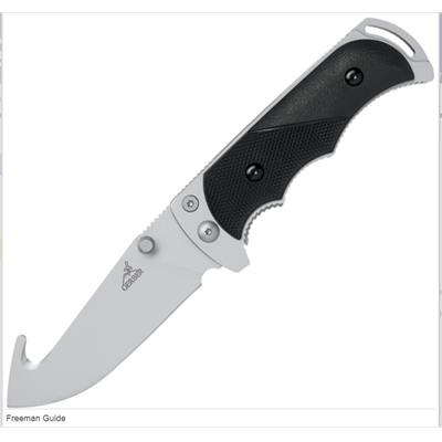 Couteau Gerber Freeman Guide Acier Carbone/Inox Guthook Manche Abs Etui Nylon G0592 - Free Shipping