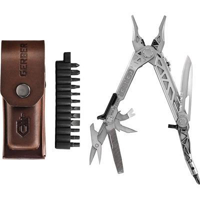 Pince Multifonctions Gerber Center Drive Ciseaux Plus Bit Etui Cuir USA G1417 - Livraison Gratuite