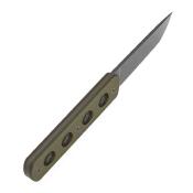 G2020A4 Couteau Foosa Tenable Knives | Lame Acier D2 | Manche Olive Green G10 | Housse Nylon | Livraison Gratuite