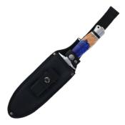 RR2240 Poignard Rough Ryder Bowie Resin/Wood Lame Acier 440 Etui + Pierre - Livraison Gratuite