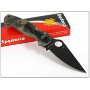 Couteau SPYDERCO PARA-MILITARY 2 Camo Acier CPM-S30V Spyderco Made In USA SC81GPCMOBK2 - Livraison Gratuite