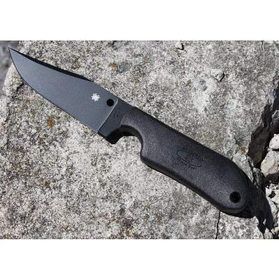 Couteau Spyderco Fred Perrin Street Beat Black Acier VG-10 Céramique Manche FRN Etui Polymère Made Japan SCFB15PBBK - Free SHipping