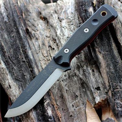 Couteau de Survie Tops B.O.B. Hunter Brothers of Bushcraft Acier 1095 Made In USA Manche G-10 TPBROSBLK10 - Free Shipping