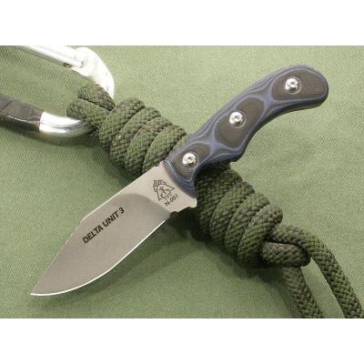 Couteau De Survie Tops Delta Unit 3 Acier Carbone 1095 Tops Knives Made In USA TPDEUT03 - Free Shipping