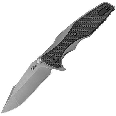 Couteau Zero Tolerance Hinderer Acier CPM-20CV Manche Titane/Fibre Carbone USA ZT0393GLCF - Livraison Gratuite