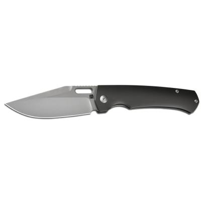 ATZ1867GGY Couteau ArtisanCutlery Revel Manche Titane Gris - Frame Lock - Lame Acier S90V IKBS - Livraison Gratuite