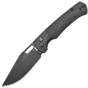 ATZ1867PBBK Couteau ArtisanCutlery Revel Lame Acier AR-RPM9 Manche FRN Black Verrouillage Button - Livraison Gratuite