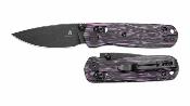 BTKMK21E Couteau Bestechman Sprite | Lame Acier M390 Black Stonewash Drop Point | Manche G10 Purple/Black | B-Lock | Livraison Gratuite