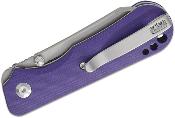 CIVC240552 Couteau CIVIVI Crabby Purple Lame Acier 14C28N Stonewashed Sheepsfoot, Manche G10 Bearing - Livraison Gratuite