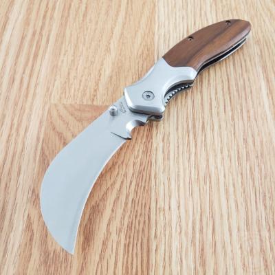 Lot de 3 CN211637 Couteau Gipsy Hawkbill EDC Lame Acier 3Cr13 Manche Bois Liner Lock – Livraison Gratuite