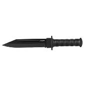 CTK133877HC Condor DarkSaxon – Couteau Fixe Seax | Lame 1075 Carbone Black Traction | Manche Polypropylène Noir | Étui Toile & Cuir El Salvador - Livraison Gratuite