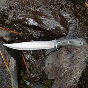 Couteau Condor K-Night Bowie Lame Acier Carbone 1075HC Manche Micarta Etui CUir Salvador CTK1343114HC - Livraison Gratuite 